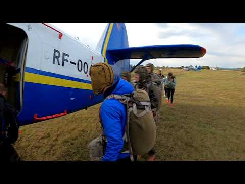 Видео: Мой первый прыжок с парашютом Д-6.!! С самолета АН-2.