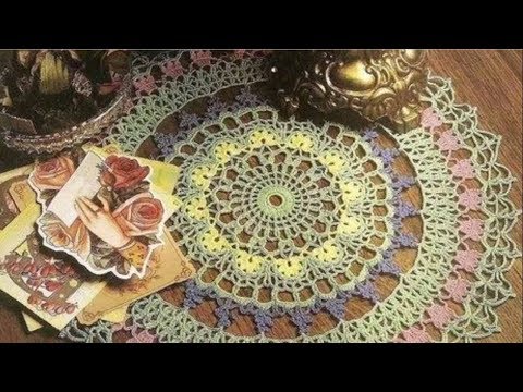 Видео: БОЛЬШАЯ КРУГЛАЯ САЛФЕТКА КРЮЧКОМ "НЕЖНОСТЬ" (часть 1)