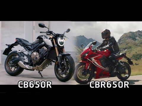 Видео: новая HONDA CB и CBR650R 2019года  два в одном