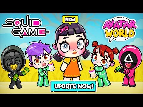 Видео: Пятерняшек Удочерили Куклы из Игры Кальмара, Русалки, Бедная, Бриллиантовые Волосы, Хеллоу Китти