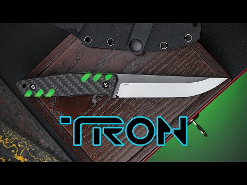 Видео: Делаю светящийся нож TRON