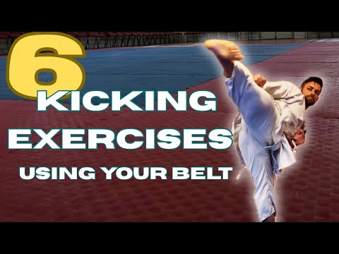 Видео: 6 упражнений для ударов ногами с использованием ремня