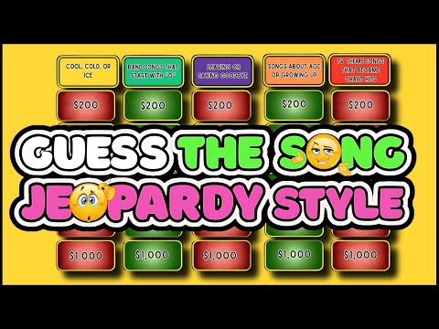 Видео: Угадай песню! Музыкальная викторина Jeopardy | Музыкальная викторина | Quiz Burst