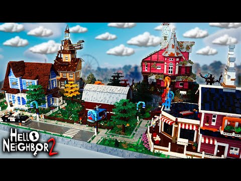 Видео: LEGO Привет, сосед 2 - ГОРОД из 100 000 деталей / Hello Neighbor 2 MOC