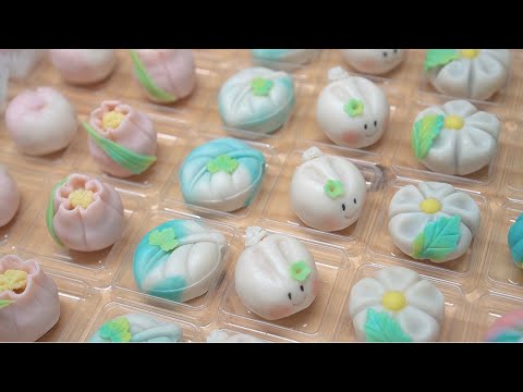 Видео: Красивый японский десерт :: Приготовление японского цветочного торта ручной работы