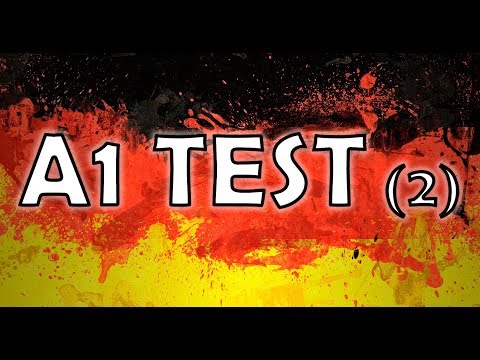 Видео: НЕМЕЦКИЙ тест на уровень А1 продолжение