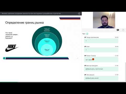 Видео: Вебинар "Анализ цепочки создания ценности как инструмент разработки стратегии"