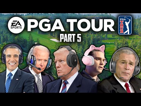 Видео: Президенты США играют в EA Sports PGA Tour (часть 5)