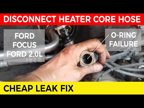 Видео: Хомуты для шланга радиатора отопителя Ford Focus Disconnect 🚗