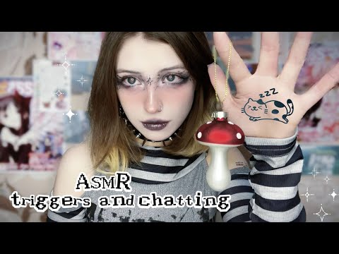 Видео: ASMR triggers and chatting (＿ ＿*) Z z z АСМР море триггеров и историй шепотом