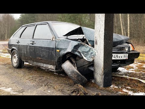 Видео: САМЫЙ «УДАЧНЫЙ» КРАШ-ТЕСТ! ДЕВЯТКА ХОТЕЛА СБЕЖАТЬ!