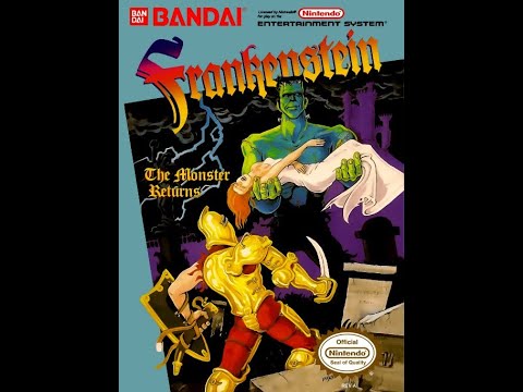 Видео: Frankenstein The Monster Returns, Франкенштейн NO DAMAGE прохождение игры на денди (Dendy, Nes,)