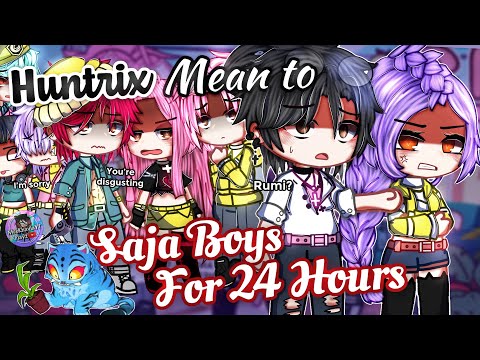 Видео: HUNTRIX угрожает парням из SAJA на протяжении 24 часов | KPOP Demon Hunters | GLMM / GCMM | Мини-...