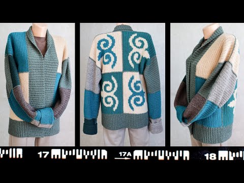 Видео: Шеберлік сабақ: Оюлы кардиган / Оңай тоқып үйрену / Құрақ /  Құрап тоқу техникасы / Құрақ құрау