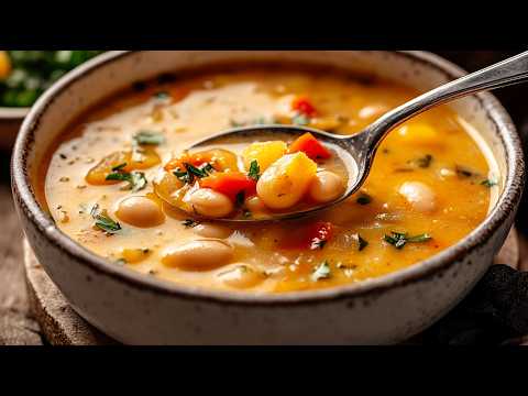 Видео: Этот суп из белой фасоли как лекарство для моего желудка! Здоровый рецепт для благополучия