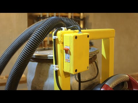 Видео: Самодельный циклон из старого пылесоса, простой способ.  DIY Easy cyclone separator