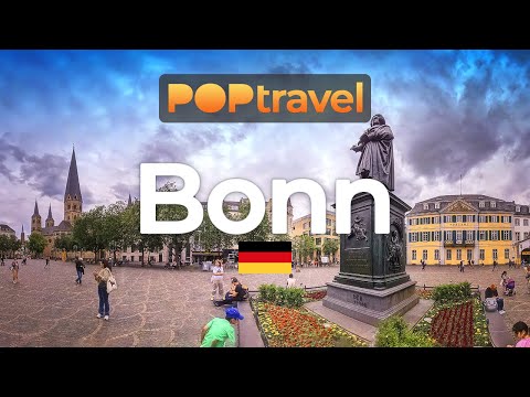 Видео: БОНН, Германия 🇩🇪 - 4K HDR пешеходная экскурсия с субтитрами