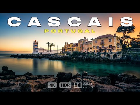 Видео: Кашкайш Португалия Пешеходный тур (4K) 🇵🇹: Красивый город рядом с Лиссабоном