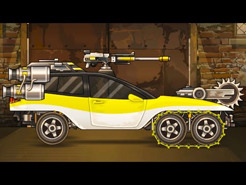 Видео: Шестиколесная Машина Earn to Die 3 #6 Тачка traction на Заводе - Машинки Кида