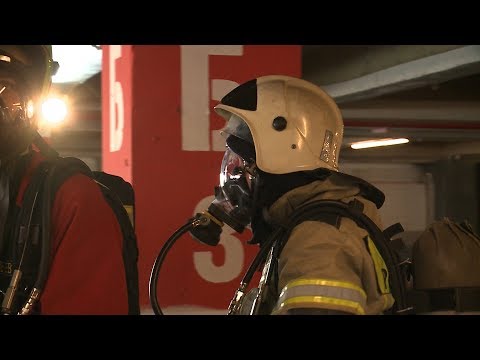 Видео: Спасатели Ставрополя провели учения в торговом центре
