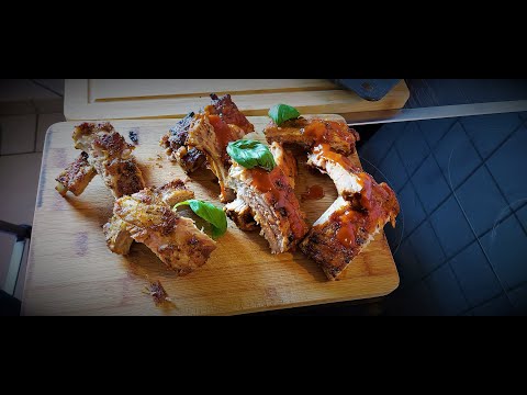 Видео: Свински ребра с домашен BBQ сос