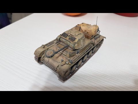 Видео: Pz II Ausf. C ( ARK ) 35 scale... шаг 3
