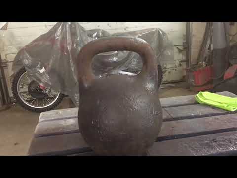 Видео: Восстановление старой Дедовской гири