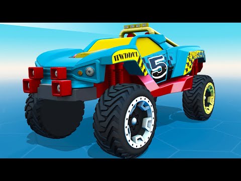 Видео: Машины Hot Wheels Race Off #2 Кид проверяет на прочность Внедорожник Dawgzilla на Машинки Кида