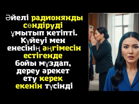 Видео: Әйелі радионянды сөндіруді ұмытып кетіпті. Күйеуі мен енесінің әңгімесін естігенде бойы мұздап