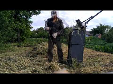 Видео: Тюкопрес. Ручний прес для сіна та соломи.