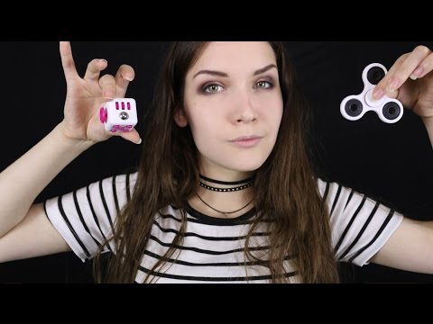 Видео: ASMR Trigger Toys Spinner & Fidget Cube | АСМР триггер спиннер и кубик
