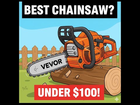 Видео: ЛУЧШАЯ бензопила до 100 долларов? Обзор VEVOR 12" 25,4 куб. см!