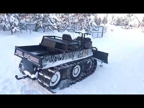 Видео: Компактный бортоповоротный вездеход