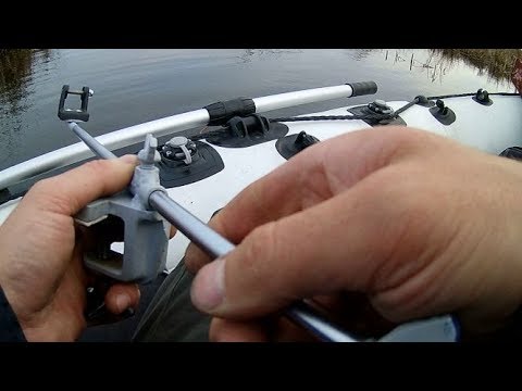 Видео: Самодельное крепление датчика эхолота. Сэкономил!