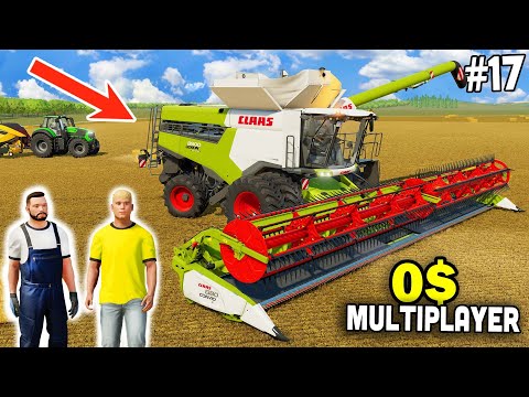 Видео: МЕГА ФЕРМА с 0$ на плоской карте с @FarmingGenius 👉 #17