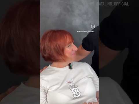 Видео: Стрижка Боб с челкой на редкие, тонкие волосы 💕Bob haircut with bangs for sparse, thin hair 💕