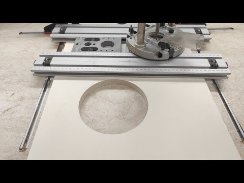 Видео: Фрезерування отвору фрезерним циркулем mts Parettool. Просто!