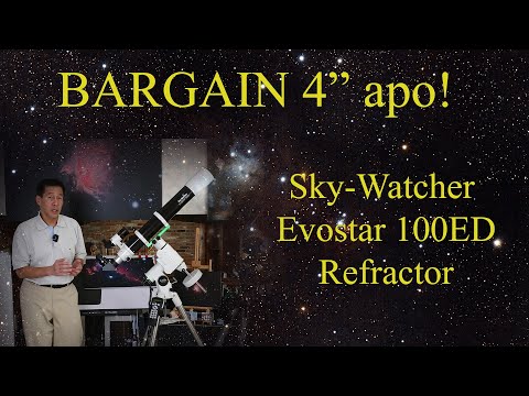 Видео: Выгодная покупка 4-дюймового апо! Рефрактор Sky-Watcher Evostar 100ED.