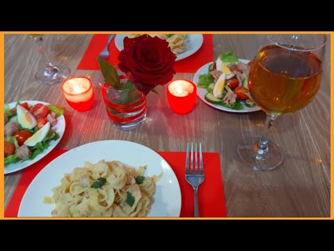 Видео: Романтический ужин для двоих. Простые и вкусные рецепты