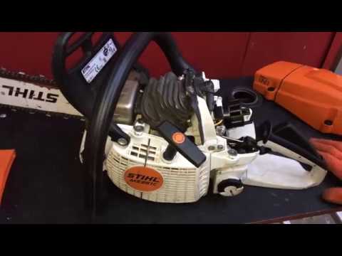 Видео: Stihl M-Tronic ms 261 c отсутствие холостого хода