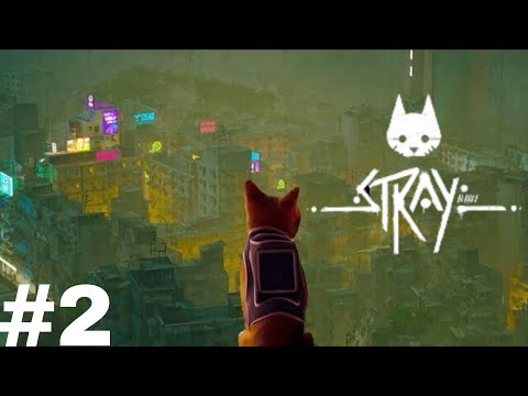Видео: Бегаем по роботрущебам🤖/ Stray #2🐈/ Darina Malina 