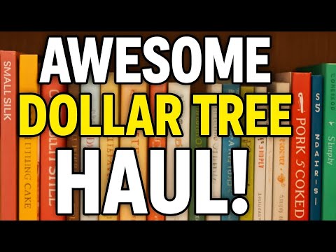 Видео: Dollar Tree Haul — потрясающие НОВЫЕ находки!