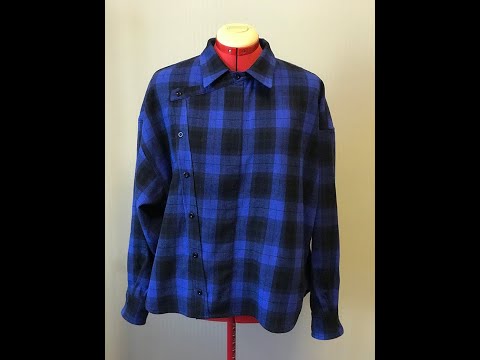 Видео: Как состыковать клетку при пошиве рубашки. Показываю как крою