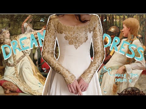 Видео: Создание платья, вдохновленного прерафаэлитами