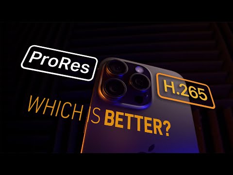 Видео: iPhone: H.265 или ProRes! Что лучше?
