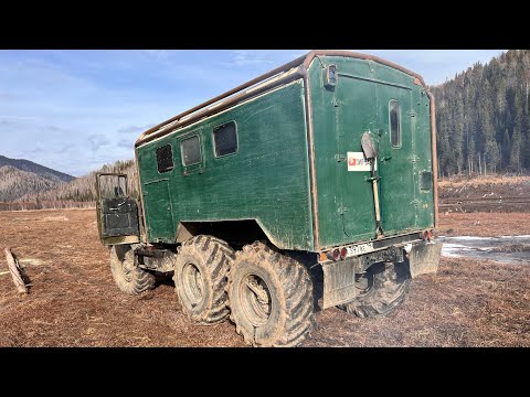 Видео: ЗИЛ 131 Бабай. Unimog. Рыбалка р. Клай.