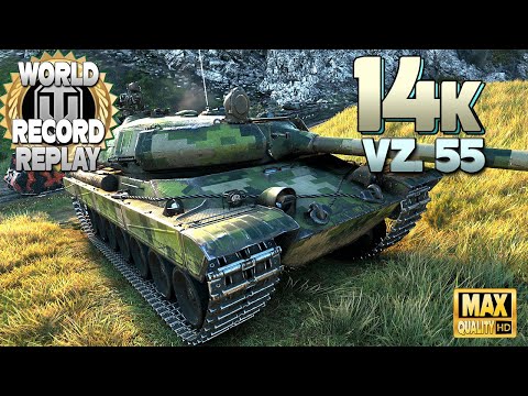 Видео: Vz. 55 новых мировых рекордов - World of Tanks