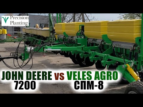 Видео: Разобрали до болтика две сеялки John Deere 7200 и Veles Agro SPM-8. Обзор и сравнение. Precision