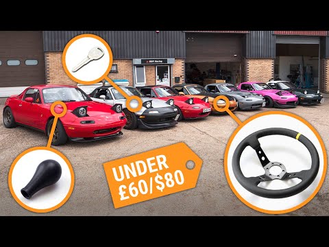 Видео: 8 ДЕШЕВЫХ МОДИФИКАЦИЙ ЗА 10 МИНУТ ДЛЯ ВАШЕЙ Mazda MX-5 Miata