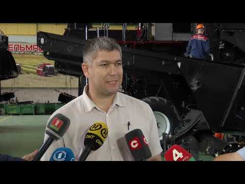 Видео: Спецрепортаж о 25-летии зерноуборочного комбайностроения ОАО «Гомсельмаш»
